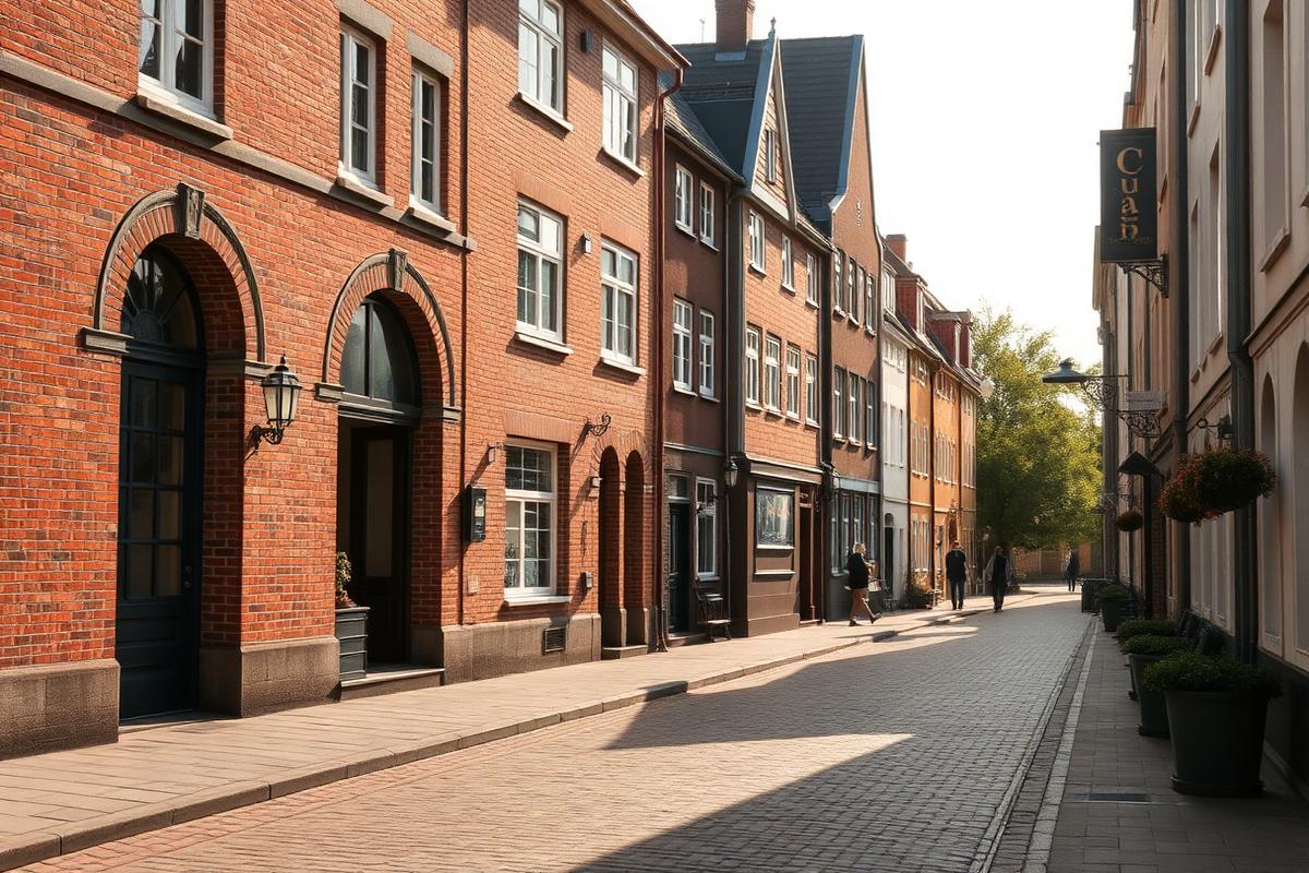 Gata i centrala Karlstad – nära läge för företag som hyr arkiv och lager i förråd
